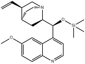 (9S)- 6'-methoxy-9-[(trimethylsilyl)oxy]-Cinchonan 结构式