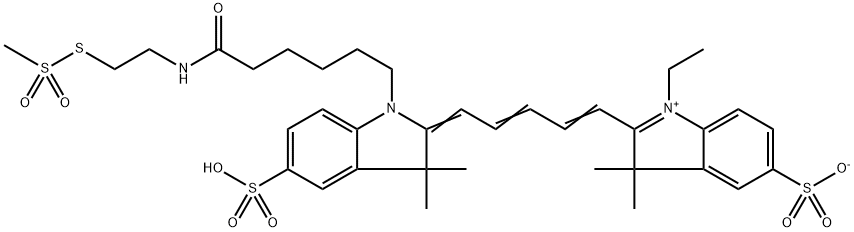 Cyanine 5 Monofunctional MTSEA 结构式