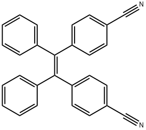 [1,1-二苯基-2,2-二(4-氰基苯基]乙烯 结构式