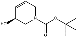 (S)-3-羟基-3,6-二氢吡啶-1(2H)-羧酸叔丁酯 结构式