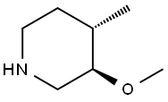 trans-3-Methoxy-4-methyl-piperidine 结构式