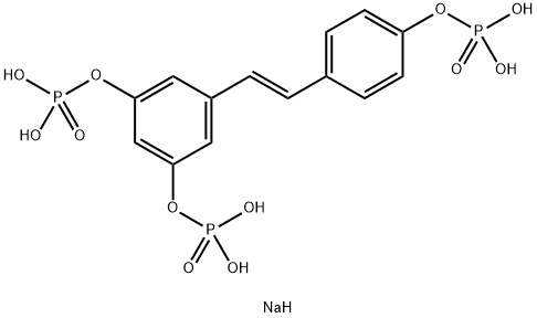 白藜芦醇三磷酸酯三钠 结构式