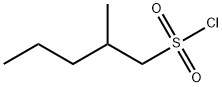 2-甲基戊烷-1-磺酰氯 结构式