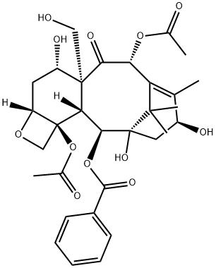 19-HYDROXYBACCATIN III 结构式