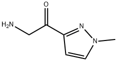 2-氨基-1-(1-甲基-1H-吡唑-3-基)乙烷-1-酮 结构式