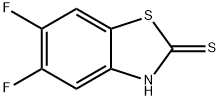 5,6-difluoro-3H-1,3-benzothiazole-2-thione 结构式