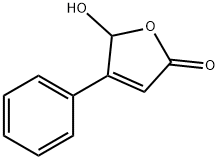 2(5H)-Furanone, 5-hydroxy-4-phenyl- 结构式