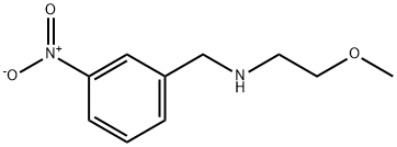 Benzenemethanamine, N-(2-methoxyethyl)-3-nitro- 结构式