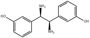 Phenol, 3,3'-(1,2-diamino-1,2-ethanediyl)bis-, [R-(R*,R*)]- (9CI) 结构式