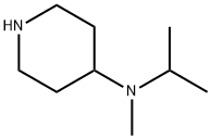 N-甲基-N-(丙烷-2-基)哌啶-4-胺 结构式