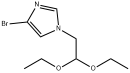 4-Bromo-1-(2,2-diethoxy-ethyl)-1H-imidazole 结构式