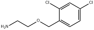 2-((2,4-二氯苄基)氧基)乙-1-胺 结构式