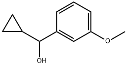 环丙基(3-甲氧基苯基)甲醇 结构式