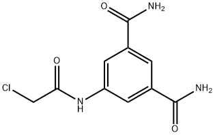 5-(2-氯乙酰胺)间苯二甲酰胺 结构式