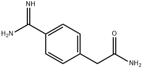 Benzeneacetamide, 4-(aminoiminomethyl)- 结构式