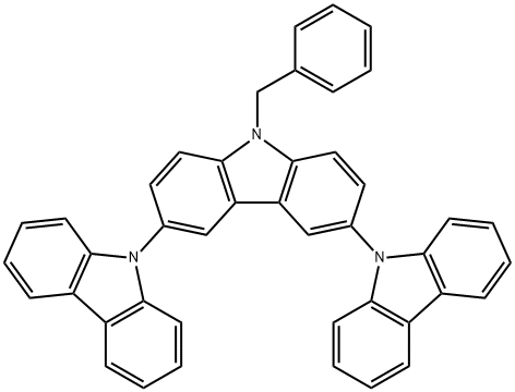 9'-Benzyl-9'H-9,3':6',9"-tezazole 结构式