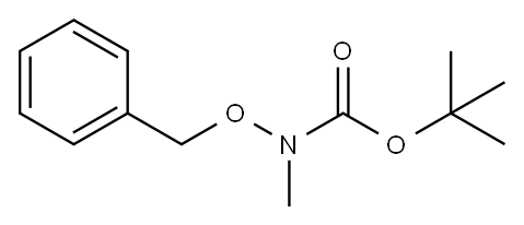 Carbamic acid, N-methyl-N-(phenylmethoxy)-, 1,1-dimethylethyl ester 结构式