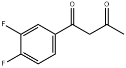 1,3-Butanedione, 1-(3,4-difluorophenyl)- 结构式