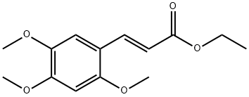 ethyl (E)-3-(2，4，5-trimethoxyphenyl)acrylate 结构式