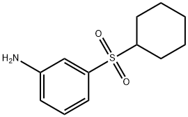 Benzenamine, 3-(cyclohexylsulfonyl)- 结构式