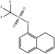Methanesulfonic acid, 1,1,1-trifluoro-, 7,8-dihydro-1-naphthalenyl ester 结构式