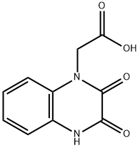 2-(2,3-二氧代-1,2,3,4-四氢喹喔啉-1-基)乙酸 结构式