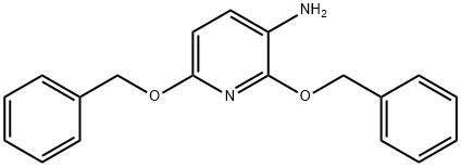 2,6-双(苄氧基)吡啶-3-胺 结构式