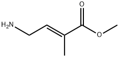 (E)-4-氨基-2-甲基丁-2-烯酸甲酯 结构式