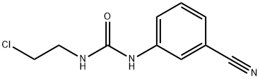 3-(2-氯乙基)-1-(3-氰基苯基)脲 结构式