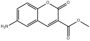 6-Aminocoumarin-3-carboxylic acid methyl ester 结构式