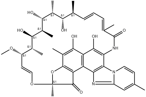 25-去乙酰基利福昔明 结构式