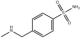 4-((甲氨基)甲基)苯磺酰胺 结构式
