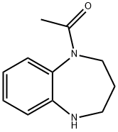 1-(2,3,4,5-四氢-1H-1,5-苯二氮杂卓-1-基)乙-1-酮 结构式