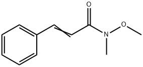 3-phenyl-N-methoxy-N-methylacrylamide 结构式