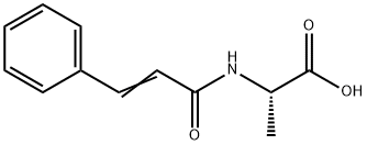 N-肉桂酰-L-丙氨酸 结构式