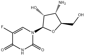 3'-Amino-3'-deoxy-5-fluorouridine 结构式