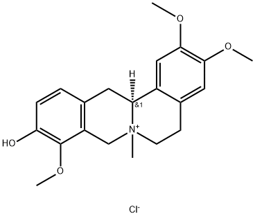 N-甲基紫堇达明碱 结构式