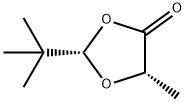 1,3-二氧烷-4- 1,2-(1,1-二甲基乙基)-5-甲基-,(2S,5S)- 结构式