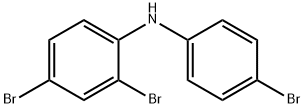Benzenamine, 2,4-dibromo-N-(4-bromophenyl)- 结构式