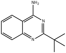 2-(叔丁基)喹唑啉-4-胺 结构式