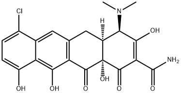 4-Epianhydrodemeclocycline 结构式