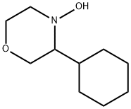 Morpholine, 3-cyclohexyl-4-hydroxy- 结构式