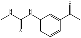 Thiourea, N-(3-acetylphenyl)-N'-methyl- 结构式