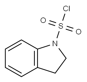 吲哚啉-1-磺酰氯 结构式