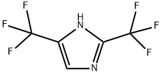 1H-Imidazole, 2,5-bis(trifluoromethyl)- 结构式