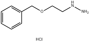 (2-(苄氧基)乙基)肼盐酸盐 结构式
