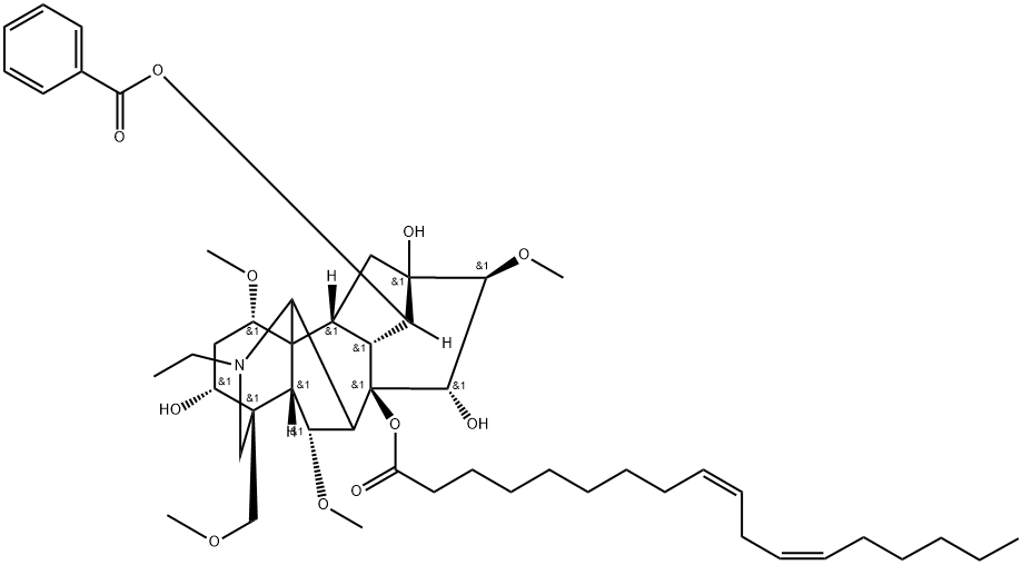 Lipoaconitine 结构式