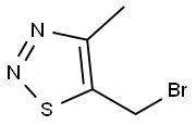 5-(溴甲基)-4-甲基-1,2,3-噻二唑 结构式