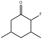 2-氟-3,5-二甲基环己烷-1-酮 结构式