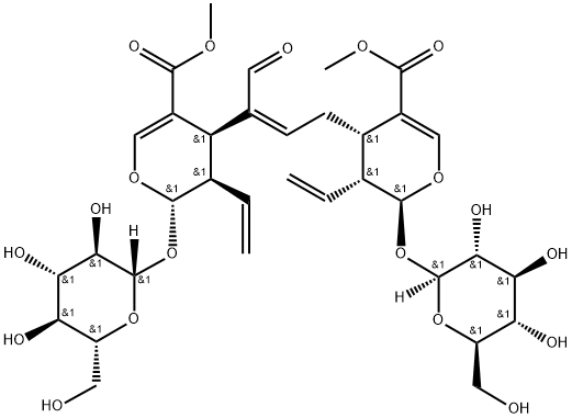 (Z)-二聚断马钱苷烯醛 结构式